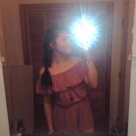 Derek Heart Pants - ‼️SOLD‼️ Cute Off The Shoulder Romper